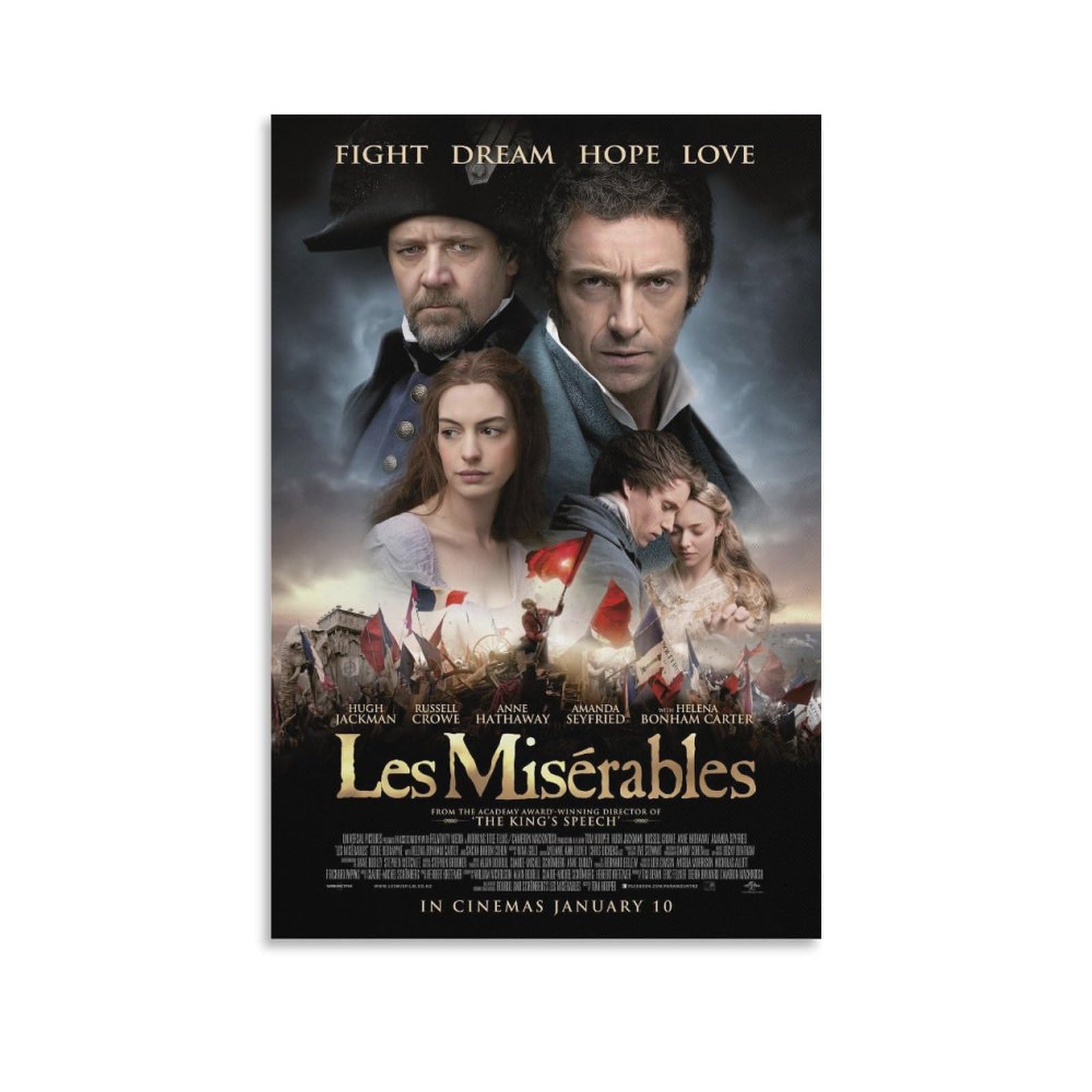 Amazon.co.jp: Les Miserablesレ・ミゼラブル(2012) 映画ポスター